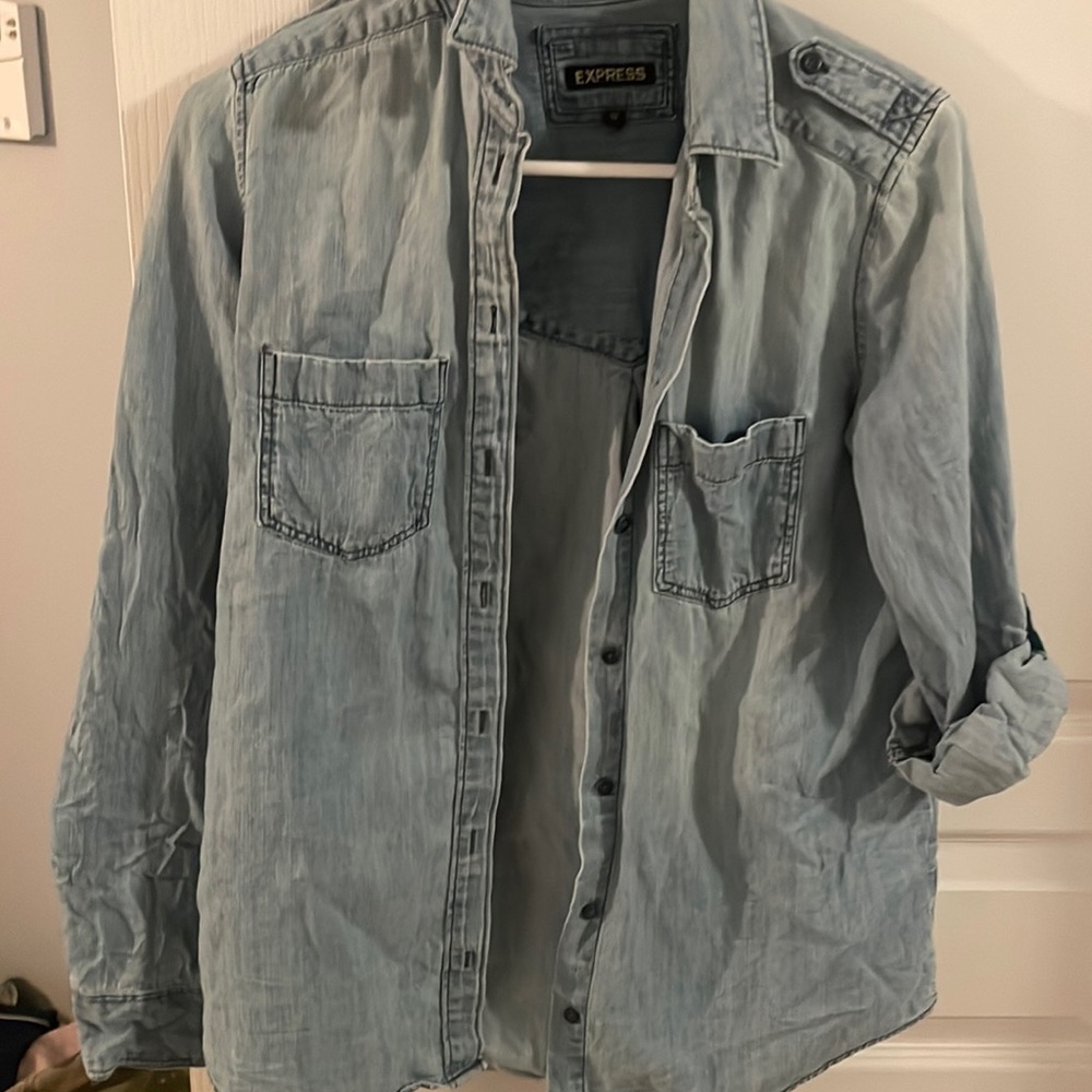 Chambray button down